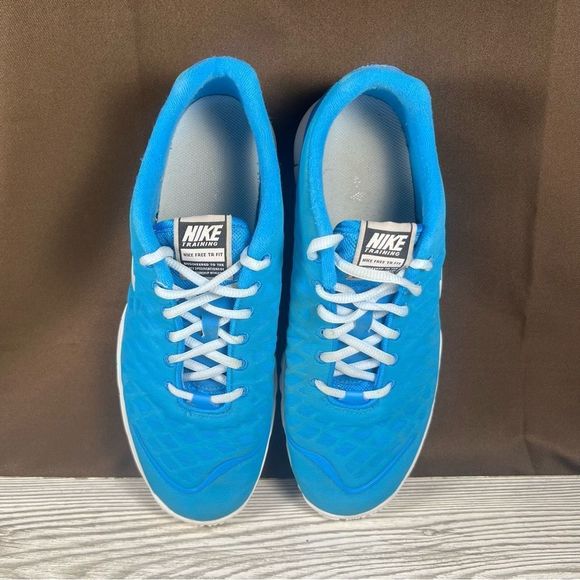 Nike Free TR Fit Blue Glow Cross Training Shoes Sneaker Womens 9.5 - Picture 6 of 9